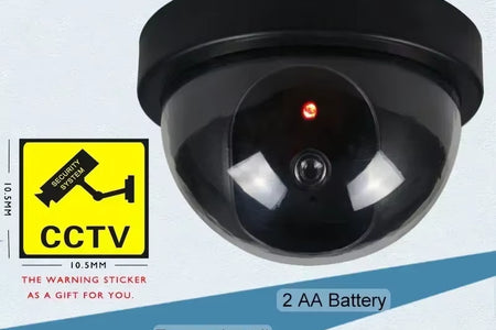 SecureView™ Dome Dummy Camera – Look Protected, Stay Deterrent, Spend Less